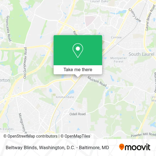 Beltway Blinds map