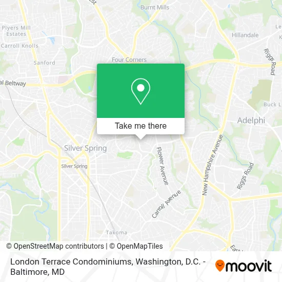London Terrace Condominiums map