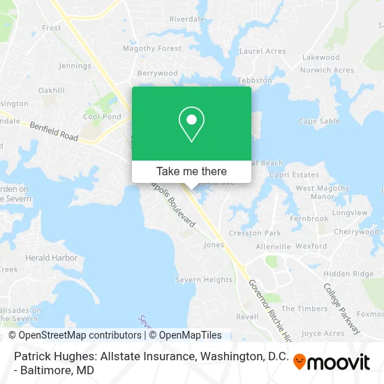 Patrick Hughes: Allstate Insurance map