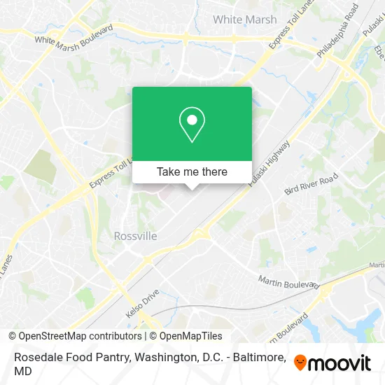 Rosedale Food Pantry map