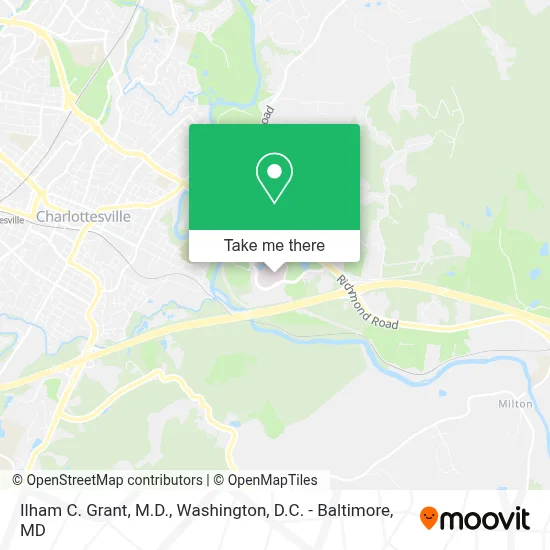 Ilham C. Grant, M.D. map