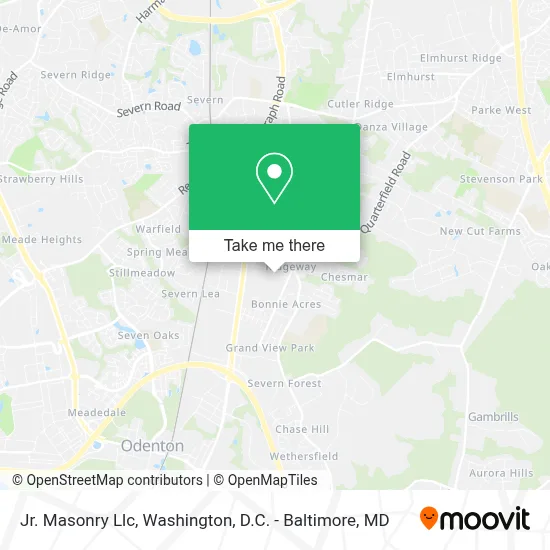 Jr. Masonry Llc map