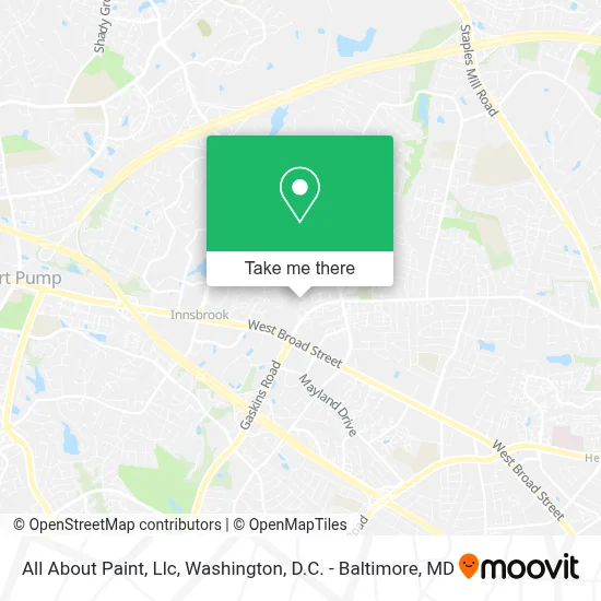 All About Paint, Llc map