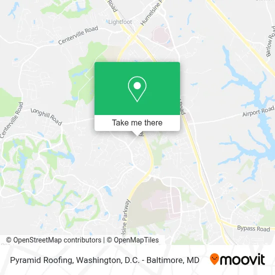Pyramid Roofing map