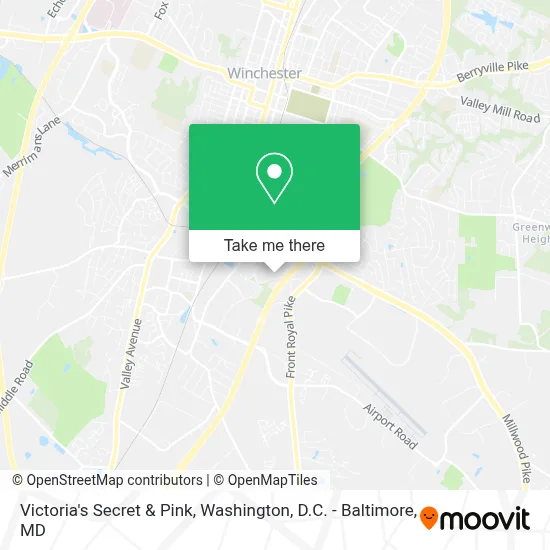 Victoria's Secret & Pink map