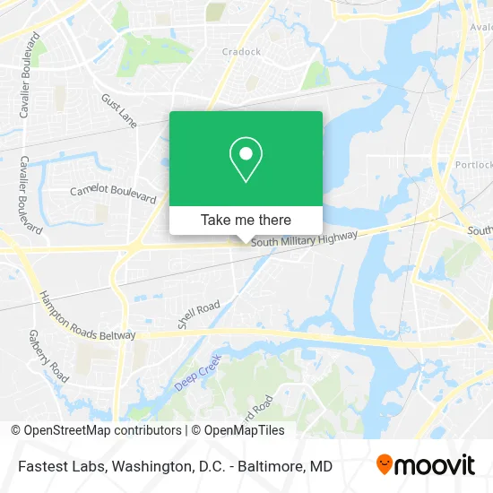 Fastest Labs map