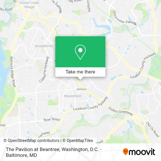 The Pavilion at Beantree map