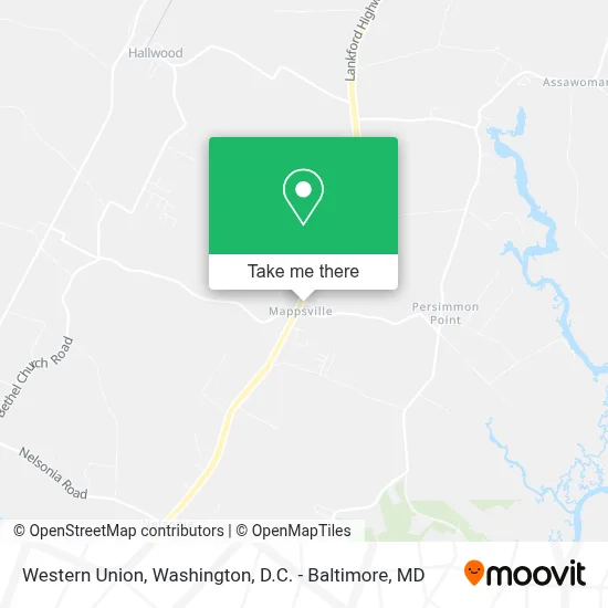 Western Union map