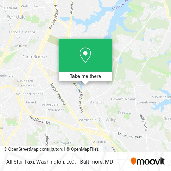 All Star Taxi map