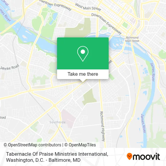 Tabernacle Of Praise Ministries International map