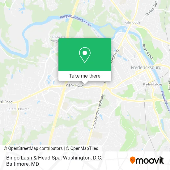 Bingo Lash & Head Spa map