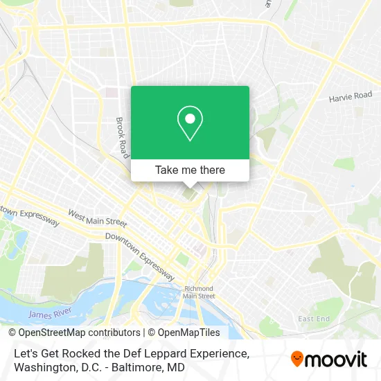 Let's Get Rocked the Def Leppard Experience map