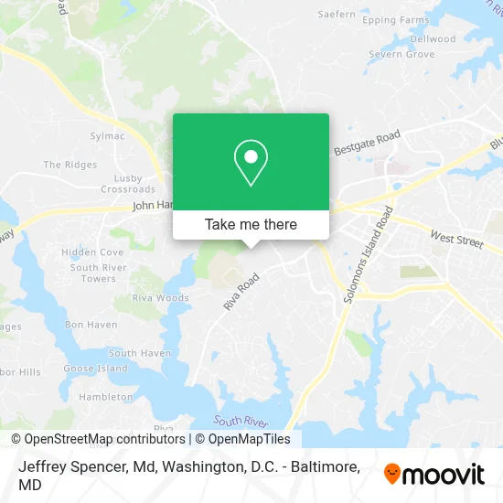 Jeffrey Spencer, Md map