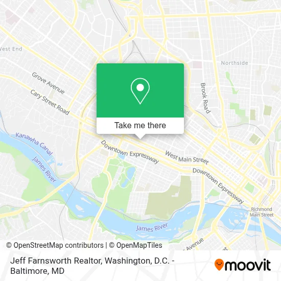 Jeff Farnsworth Realtor map