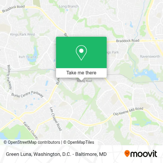Green Luna map