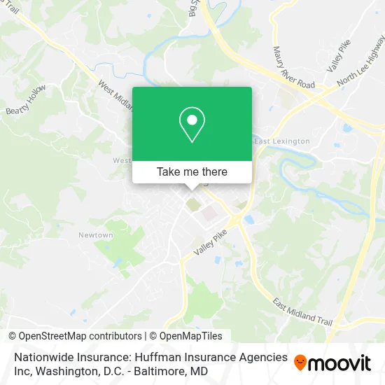 Nationwide Insurance: Huffman Insurance Agencies Inc map