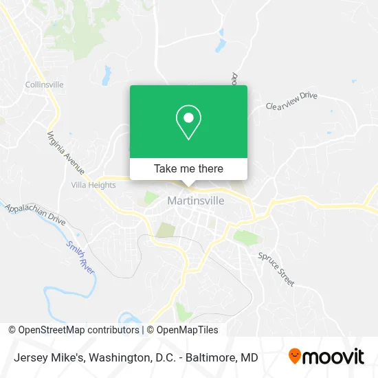 Jersey Mike's map