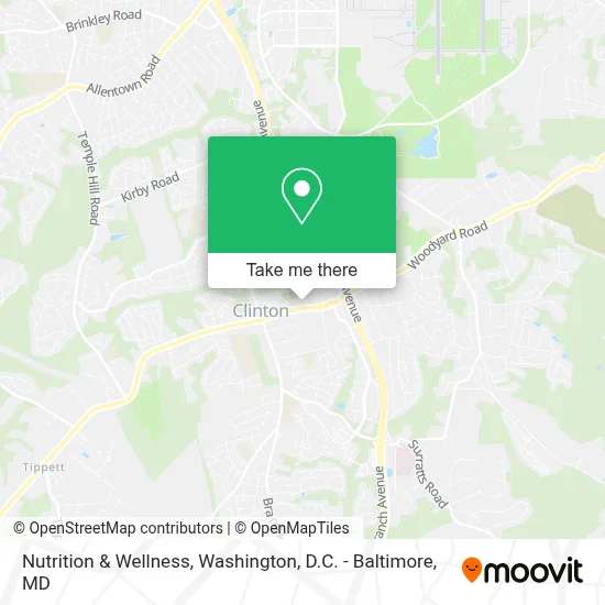Nutrition & Wellness map