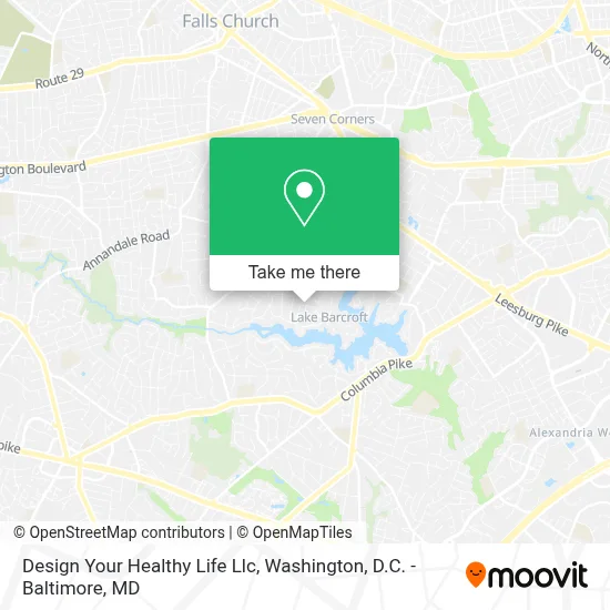 Design Your Healthy Life Llc map