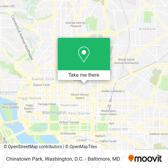 Chinatown Park map