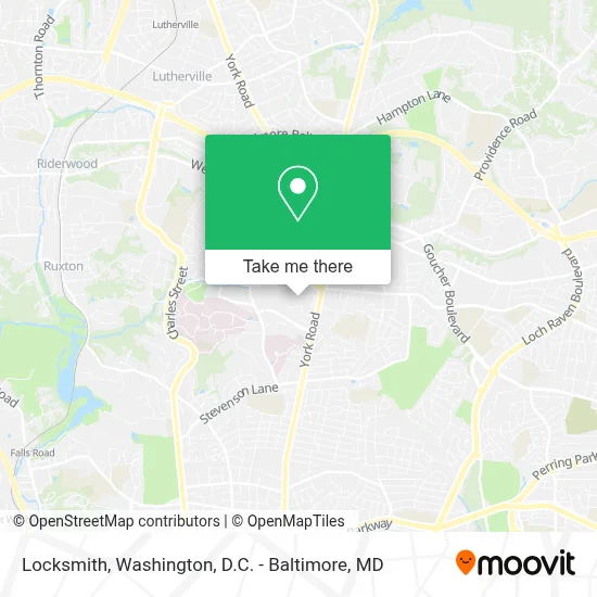 Locksmith map