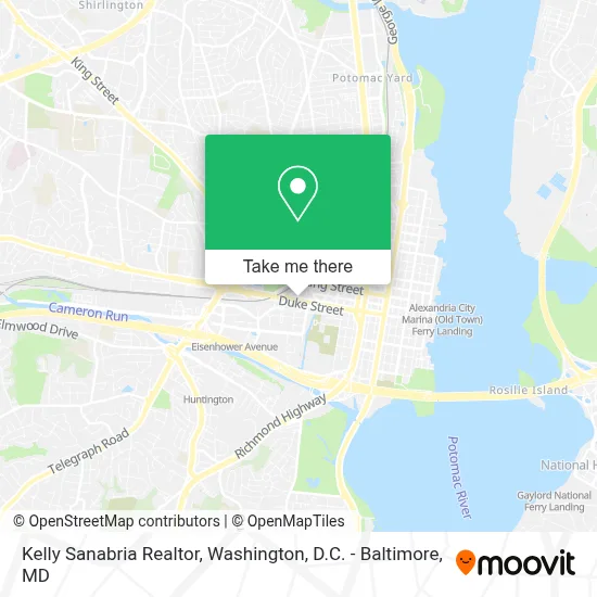 Kelly Sanabria Realtor map