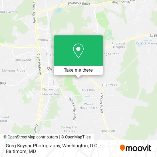Greg Keysar Photography map