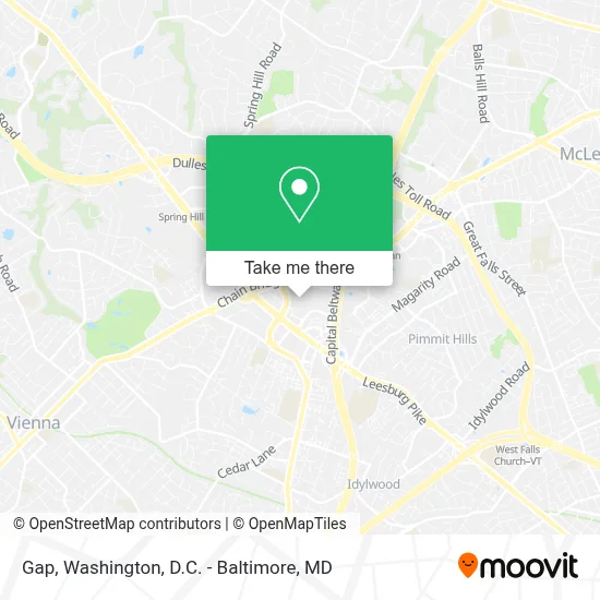 Gap map