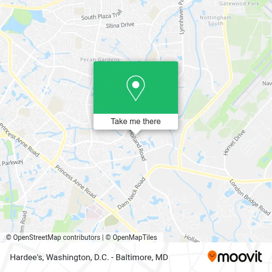 Hardee's map