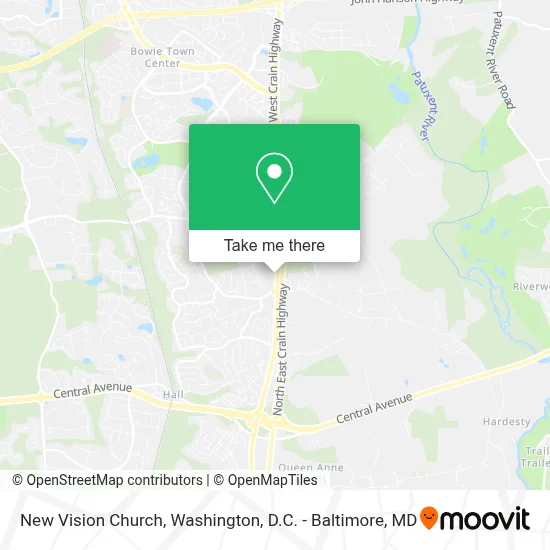 New Vision Church map