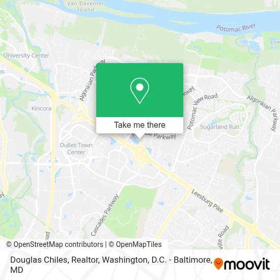Douglas Chiles, Realtor map