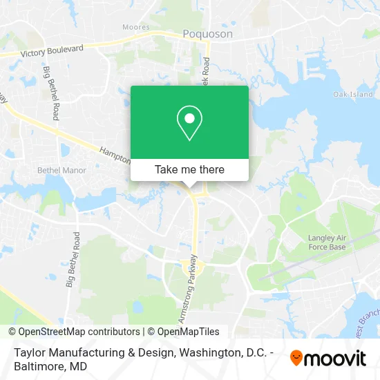 Taylor Manufacturing & Design map