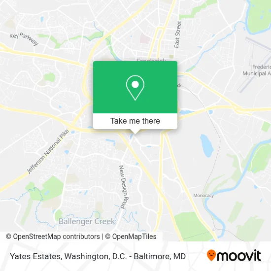 Yates Estates map
