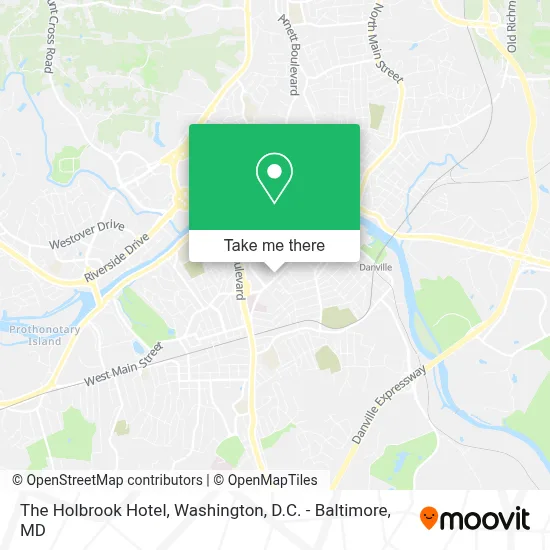 The Holbrook Hotel map