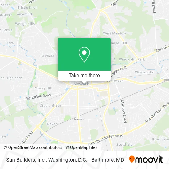 Sun Builders, Inc. map