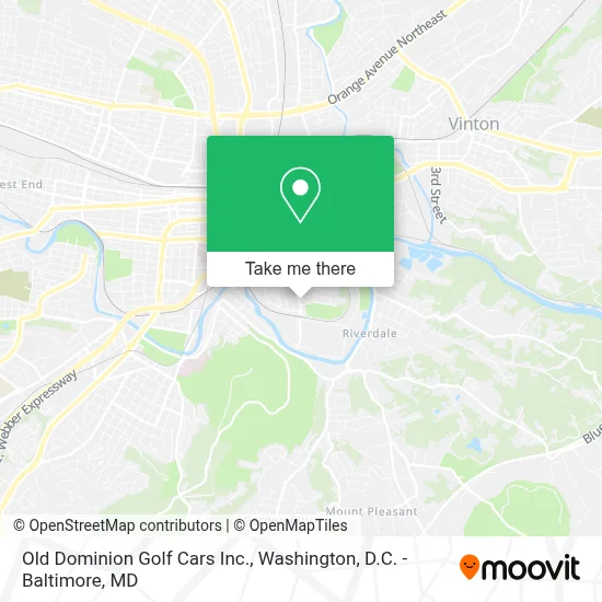 Old Dominion Golf Cars Inc. map