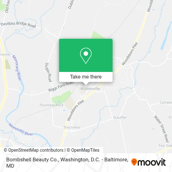 Bombshell Beauty Co. map