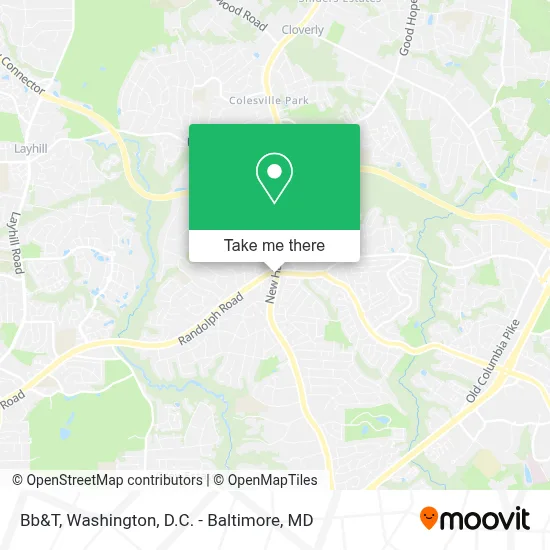 Bb&T map