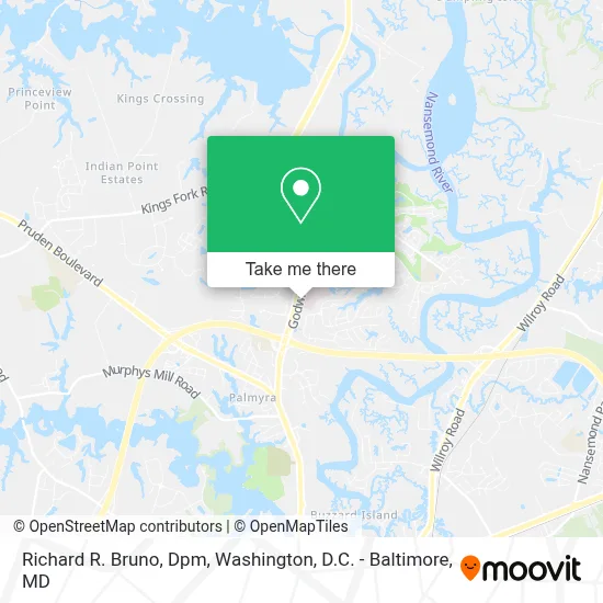 Richard R. Bruno, Dpm map