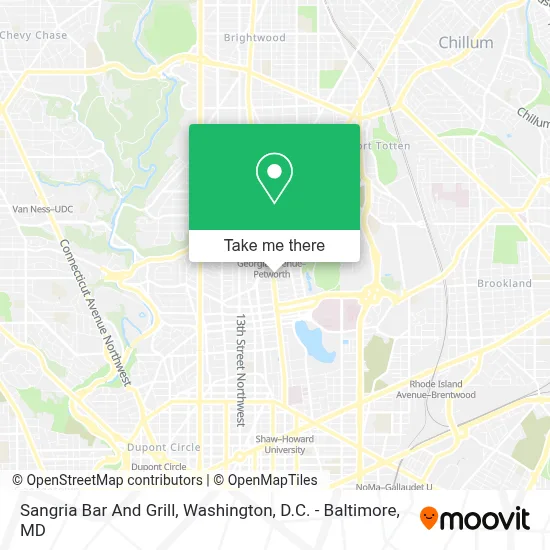 Sangria Bar And Grill map