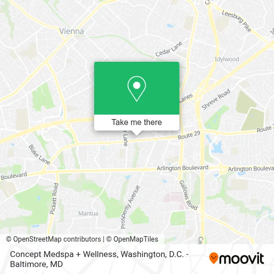 Concept Medspa + Wellness map