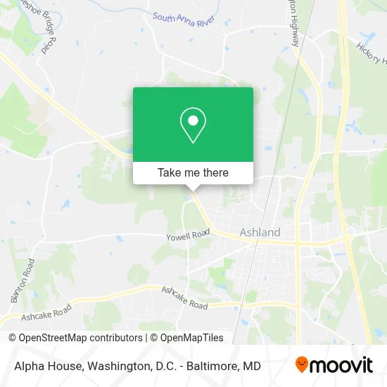 Alpha House map