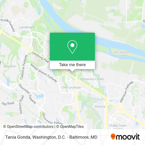 Tania Gonda map