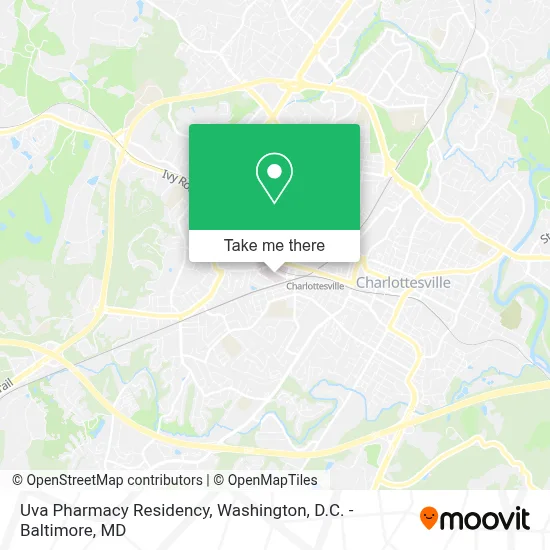 Uva Pharmacy Residency map