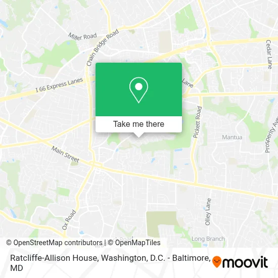 Ratcliffe-Allison House map