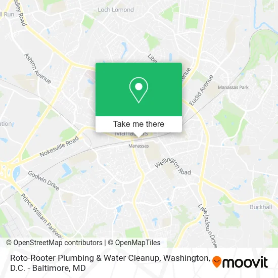 Roto-Rooter Plumbing & Water Cleanup map