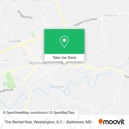 The Rental Hub map