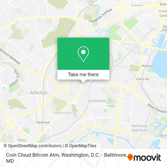 Coin Cloud Bitcoin Atm map