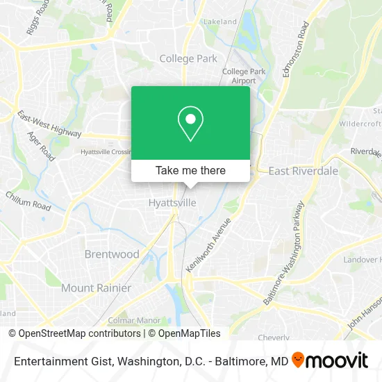 Entertainment Gist map