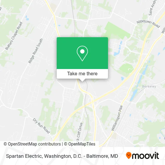 Spartan Electric map